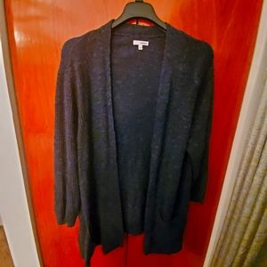 Womens blue cardigan sweater 2x